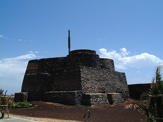 Old Ruins Next To Beach
